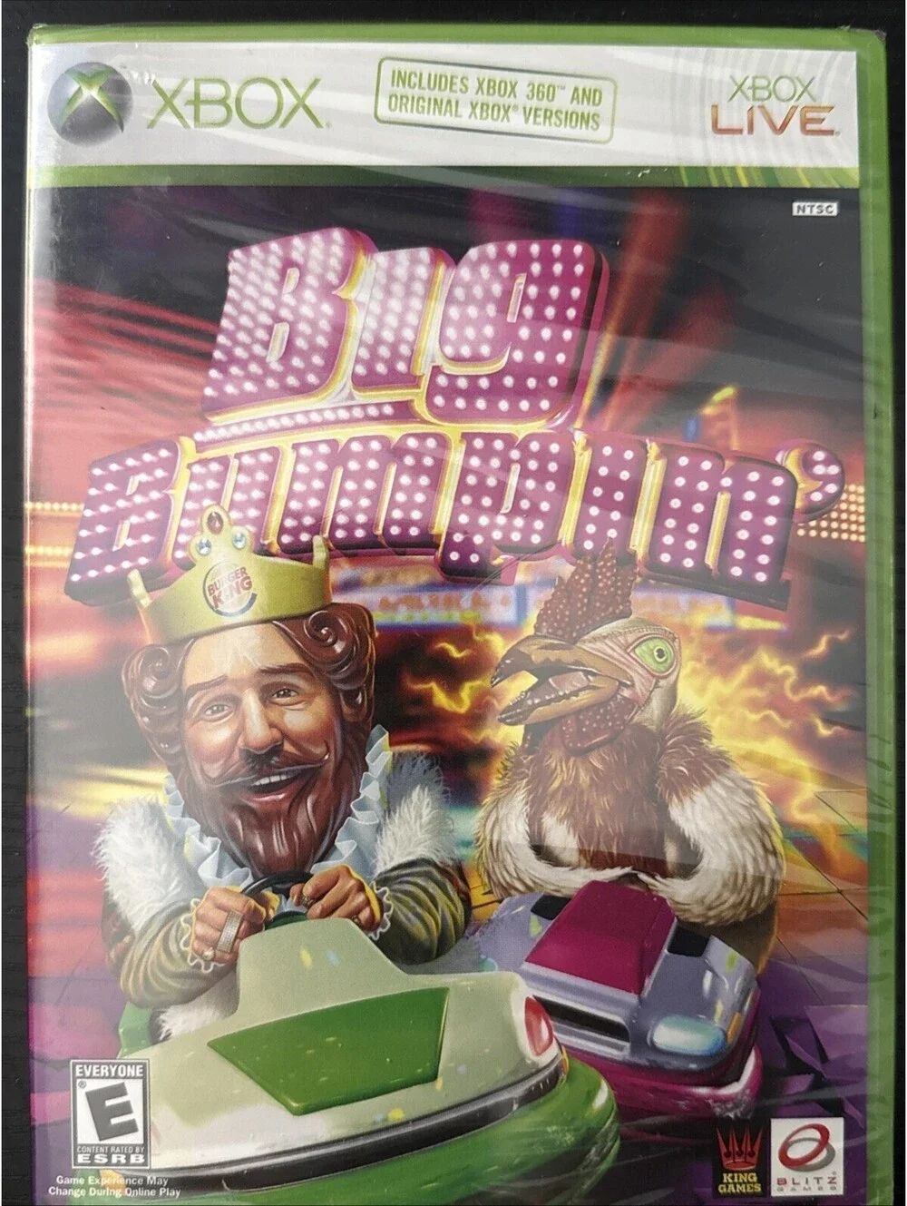 Big Bumpin Microsoft Xbox 360-2006 Burger King Promo Game New Sealed